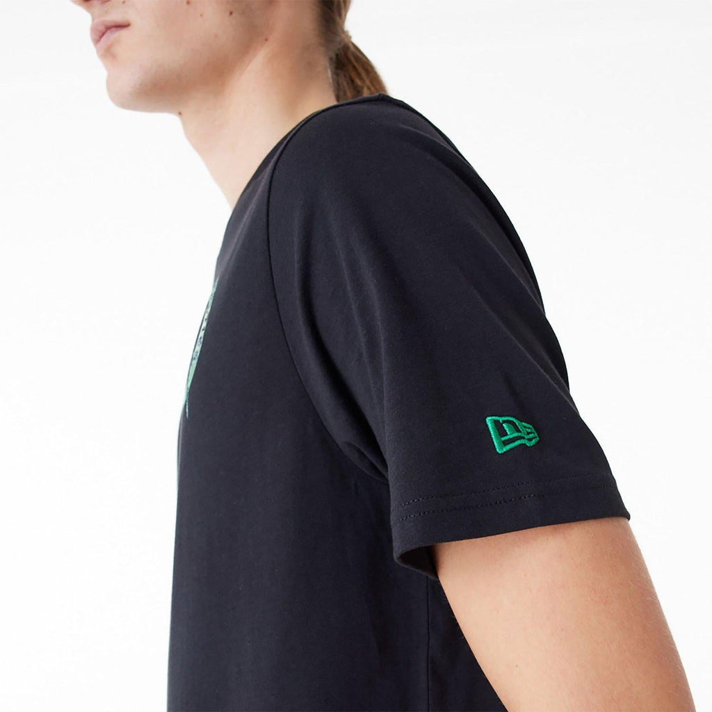 NEW ERA NBA HOLOGRAPHIC OS TEE BOSCEL  BLKKGR