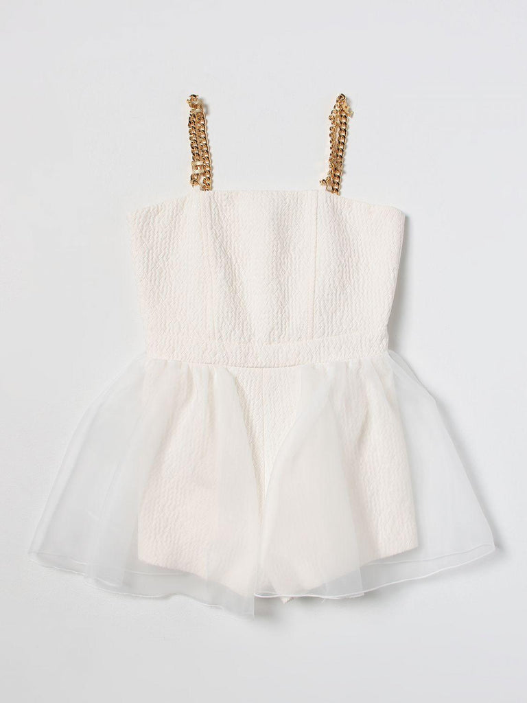 ELISABETTA FRANCHI La Mia Bambina TUTA CON BRETELLE CON CHARMS