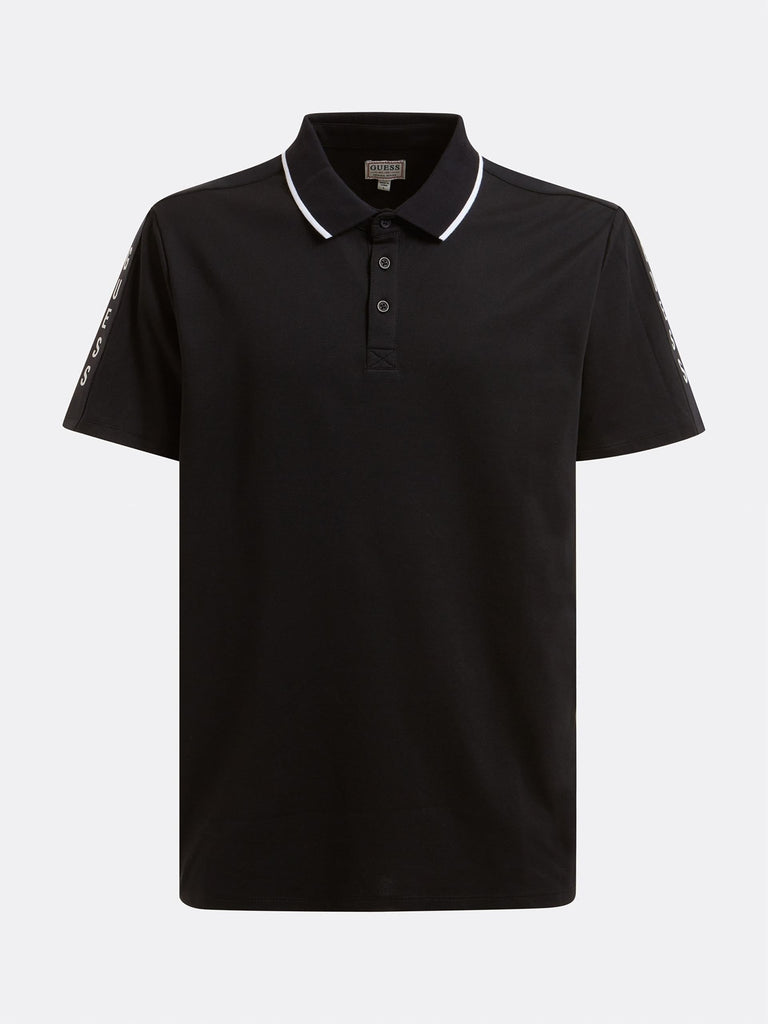 GUESS SS PAUL PIQUE TAPE POLO