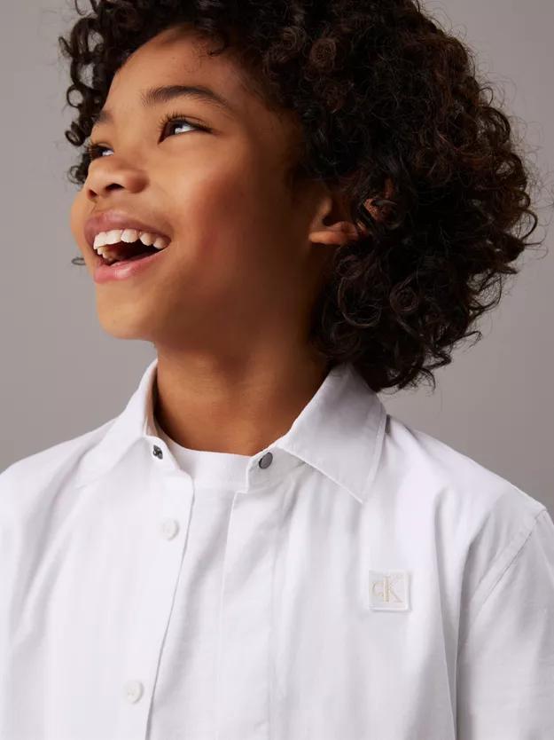 CALVIN KLEIN JEANS CEREMONY POPLIN SHIRT