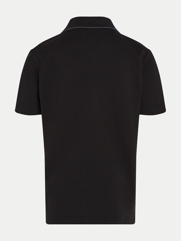 CALVIN KLEIN JEANS EMBRO. CK LOGO PIQUE POLO
