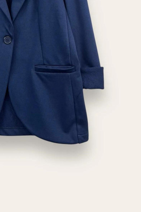 LOVEme Giacca in felpa con un bottone