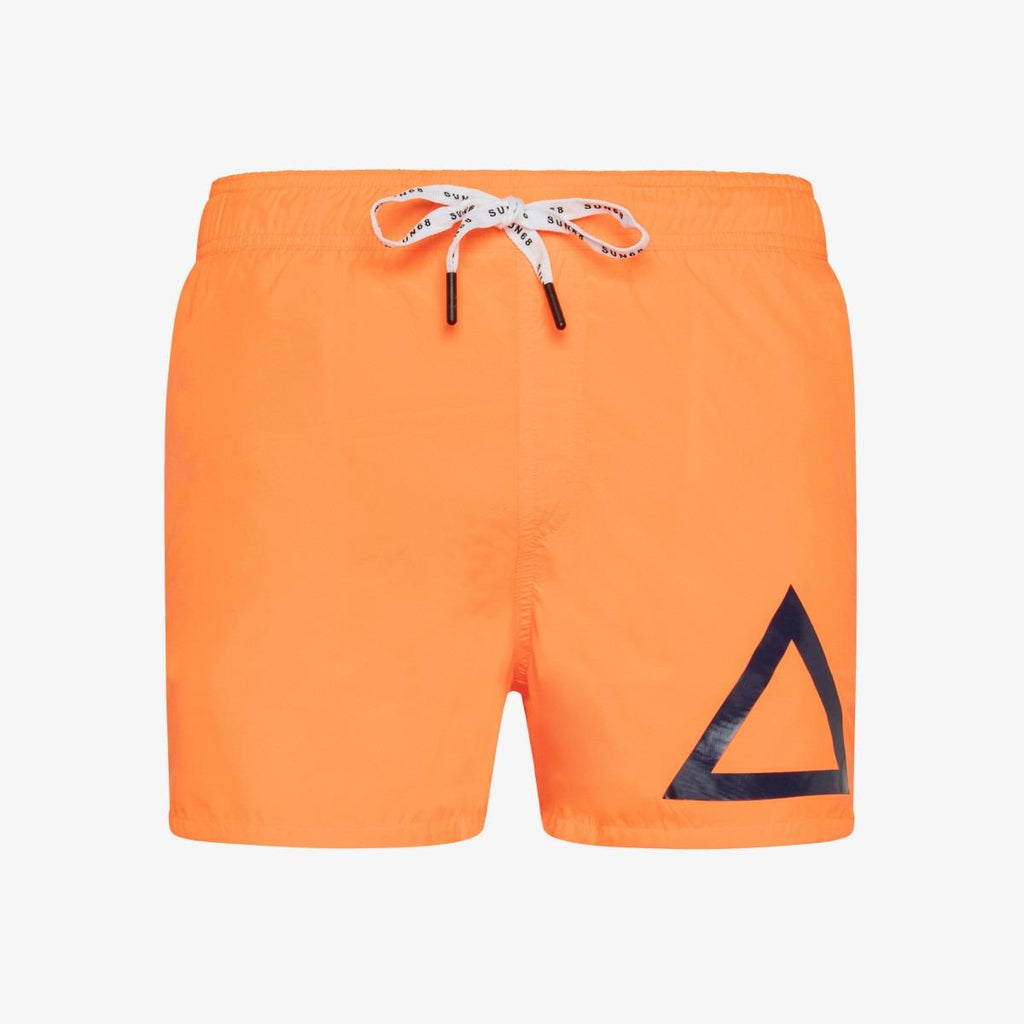 SUN68 SWIM PANT SOLID BIG LOGO