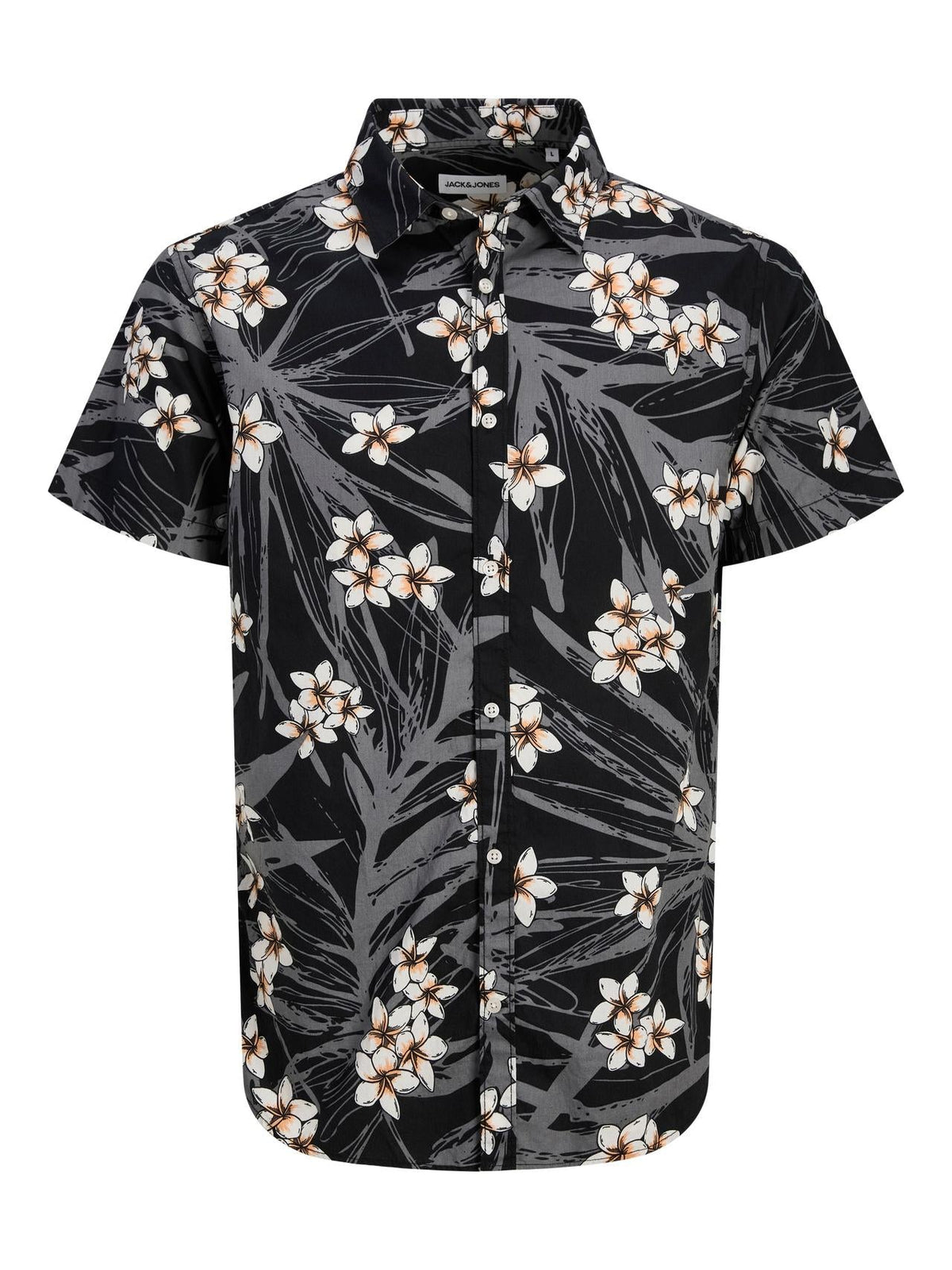 JACK AND JONES JJHAWAII AOP SHIRT SS LN