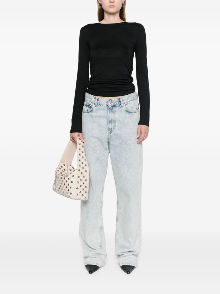 CALVIN KLEIN JERSEY C-NECK METAL