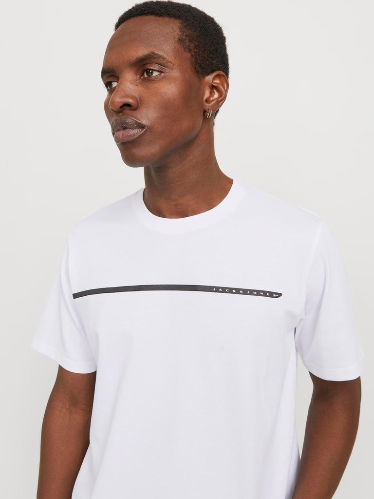 JACK AND JONES JCOFUSION FULL BRANDING TEE SS CREW NOOS