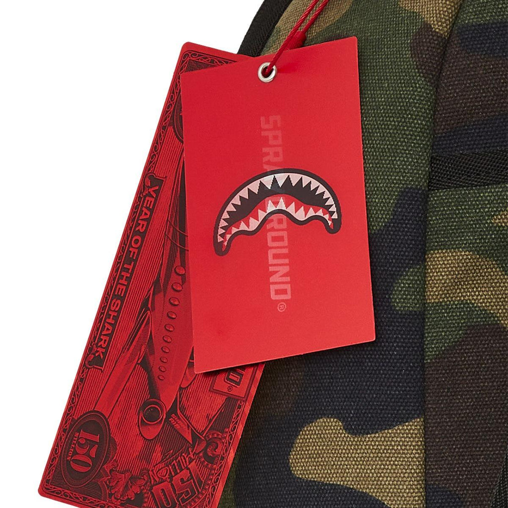 SPRAYGROUND SHARK CENTRAL CAMO DLXS BACKPACK