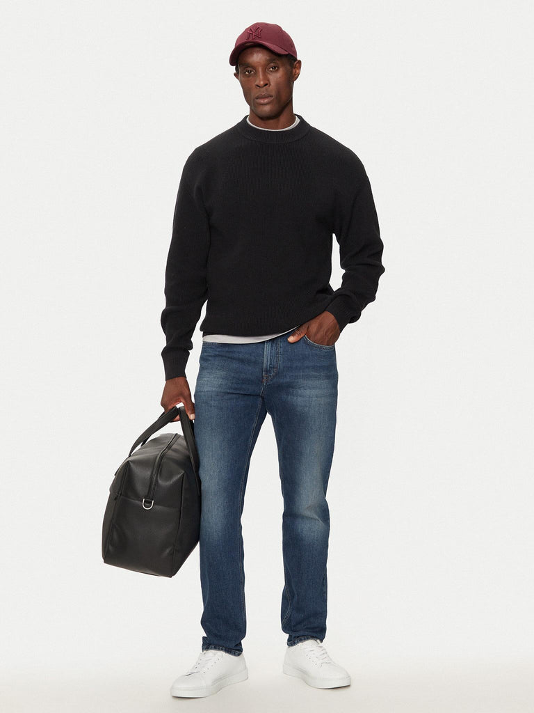 JACK AND JONES JCOOUTDOOR KNIT MOCK NECK SN