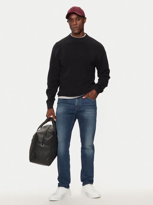 JACK AND JONES JCOOUTDOOR KNIT MOCK NECK SN