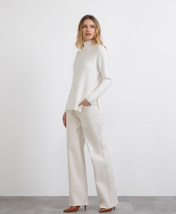 MARKUP MAGLIA COLLO ALTO F.12 TRECCIA