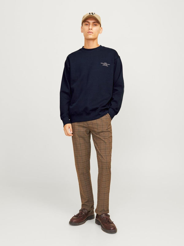 JACK AND JONES JPRBLACHAD BRANDING SWEAT CREW NECK LN