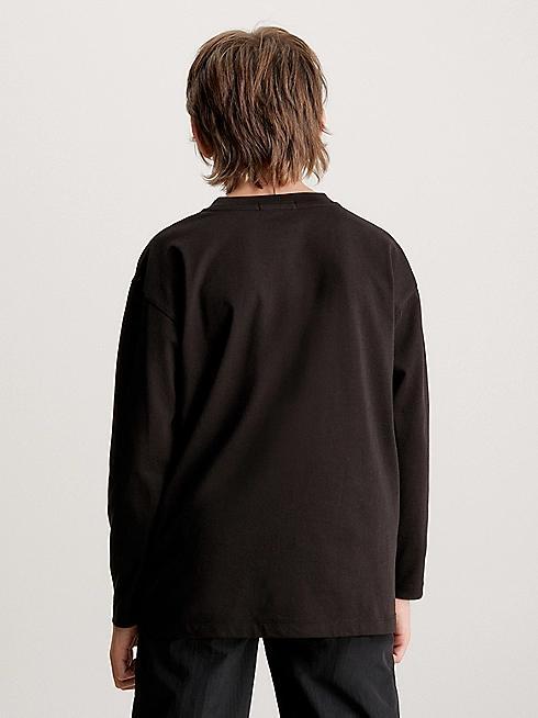 CALVIN KLEIN JEANS INST. LOGO RELAXED LS T-SHIRT