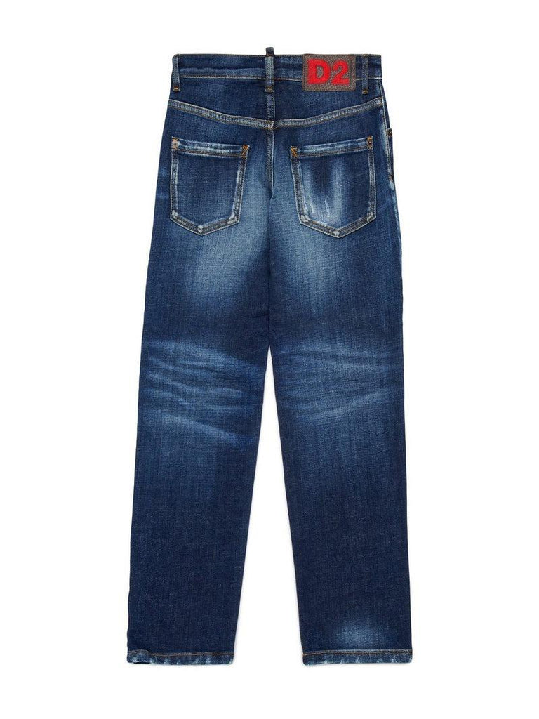 DSQUARED2 JUNIOR D2P438U STANISLAV JEAN PANTALONI
