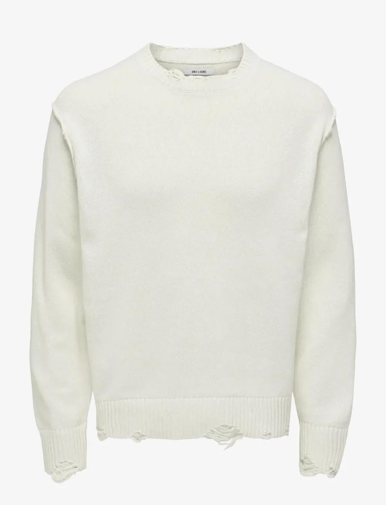 ONLY&SONS ONSTUNE RLX LS CREW NECK KNIT LIFE