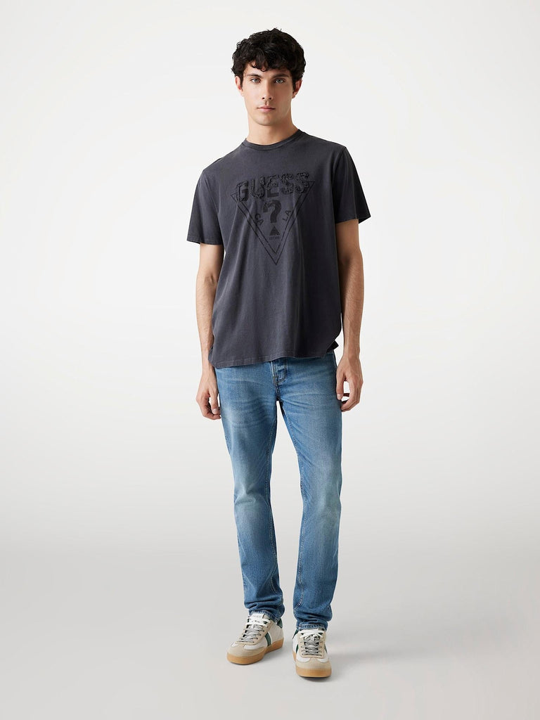 GUESS SS BSC GUESS INSET LOGO TEE