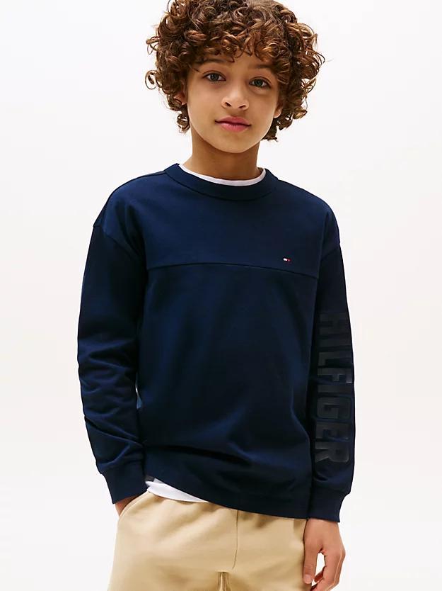TOMMY HILFIGER HILFIGER SLEEVE GRAPHIC TEE LS