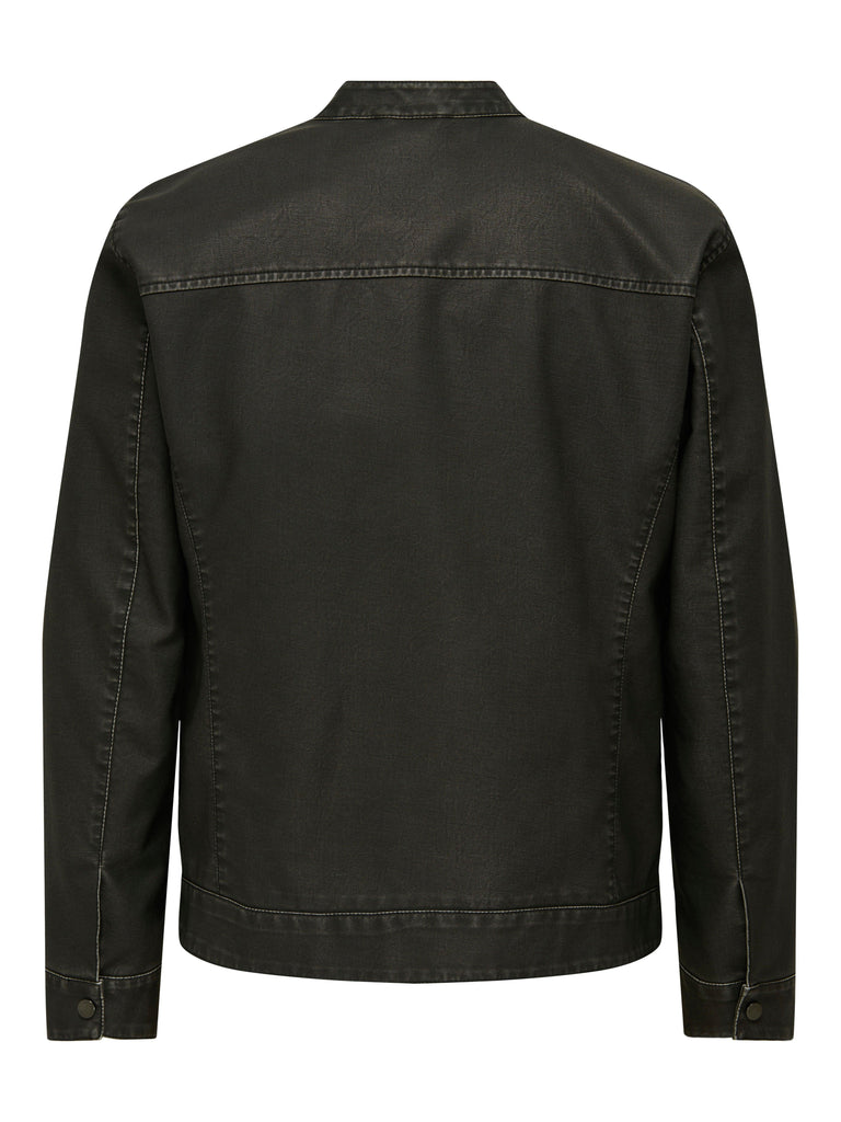 ONLY&SONS ONSMIKE PU RACER JACKET OTW NOOS