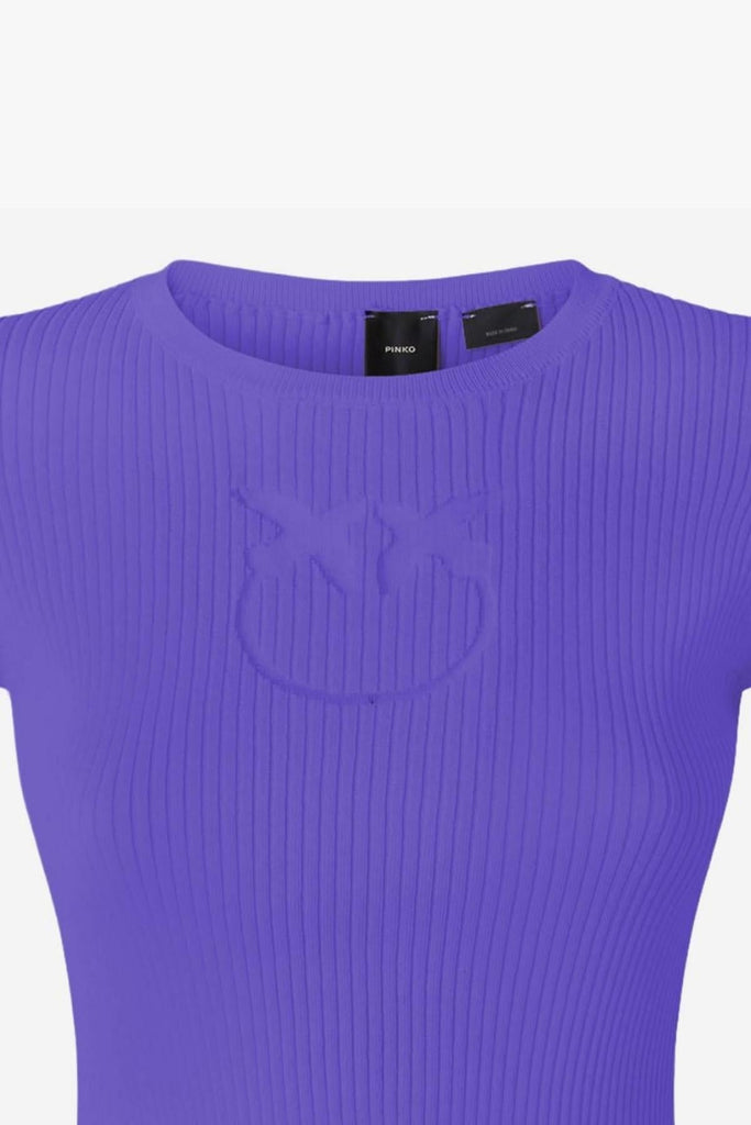 PINKO TRITONE MAGLIA LANA LOGO IN TR