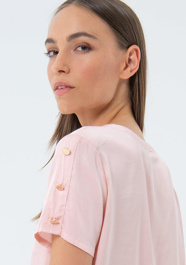 FRACOMINA BLOUSE TURQUOISE