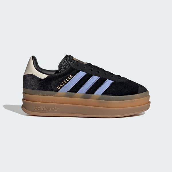 ADIDAS ORIGINALS GAZELLE BOLD J      CBLACK/BLUSPA/WONWHI