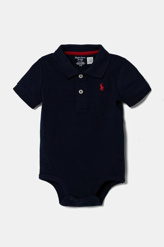 RALPH LAUREN SS POLO-ONE PIECE-BODYSUIT