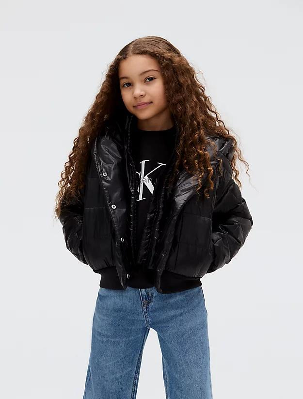 CALVIN KLEIN ARCHIVE GRID PUFFER JACKET