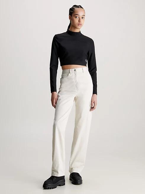 CALVIN KLEIN JEANS TECHNICAL KNIT MOCK