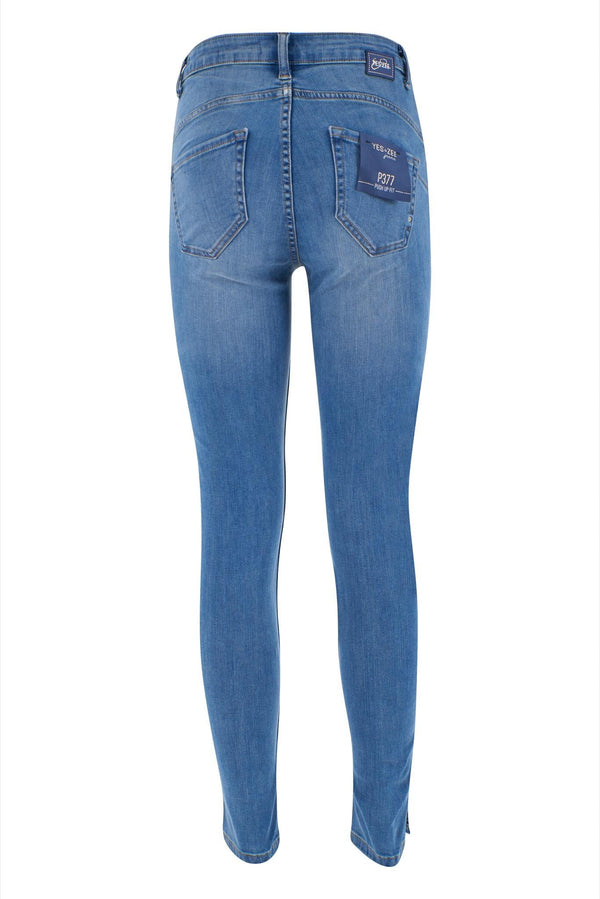 YES ZEE JEANS DONNA TIPO 5 TASCHE PUSH UP