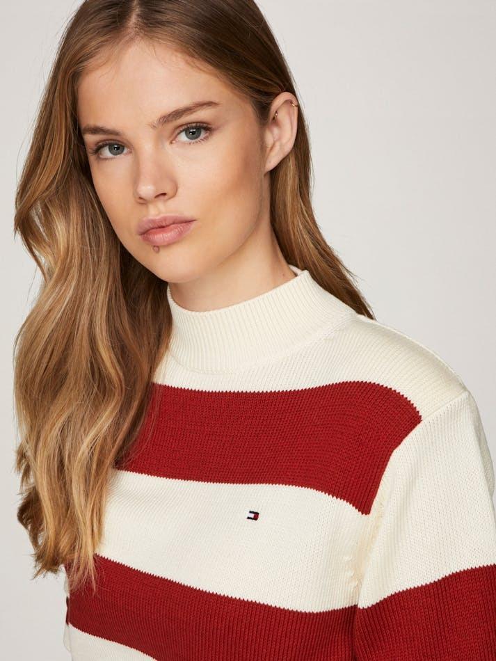 TOMMY HILFIGER RUGBY STP  MOCK-NK S