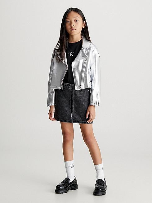 CALVIN KLEIN JEANS SILVER PERFECTO HWK JACKET