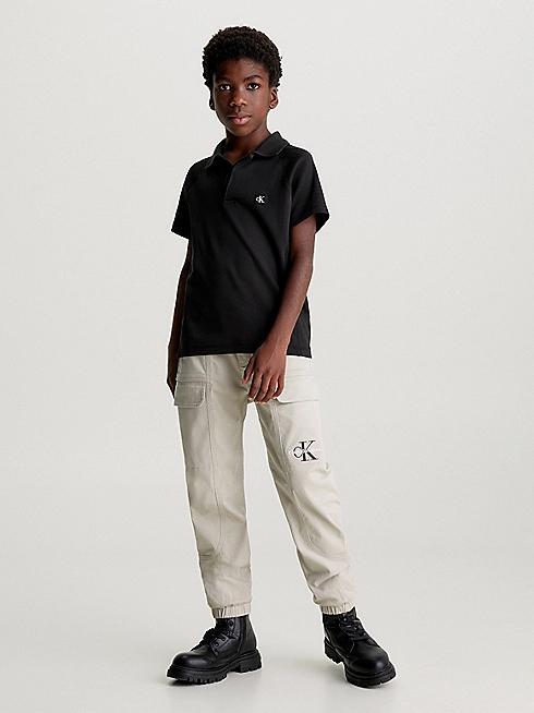 CALVIN KLEIN JEANS SOFT JERSEY CEREMONY POLO