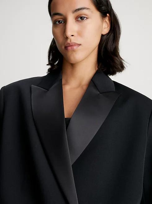 CALVIN KLEIN TUXEDO WOOL SATIN CO