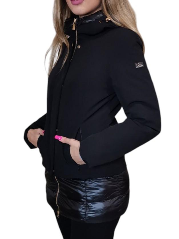 YES ZEE CAPPOTTO DONNA CON INSERTI IN NYLON