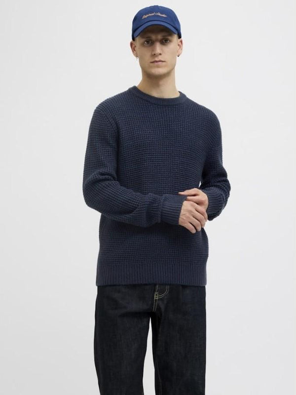 JACK AND JONES JJGLOBAL KNIT CREW NECK