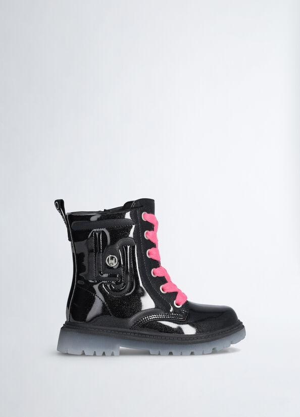 LIU JO KENDY 618 - BIKER GLITTER PATENT