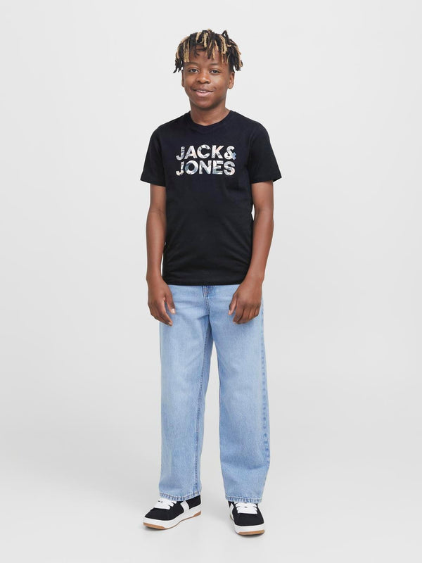 JACK JONES KIDS JJEBRYAN CORP LOGO TEE SS O-NECK SN JNR