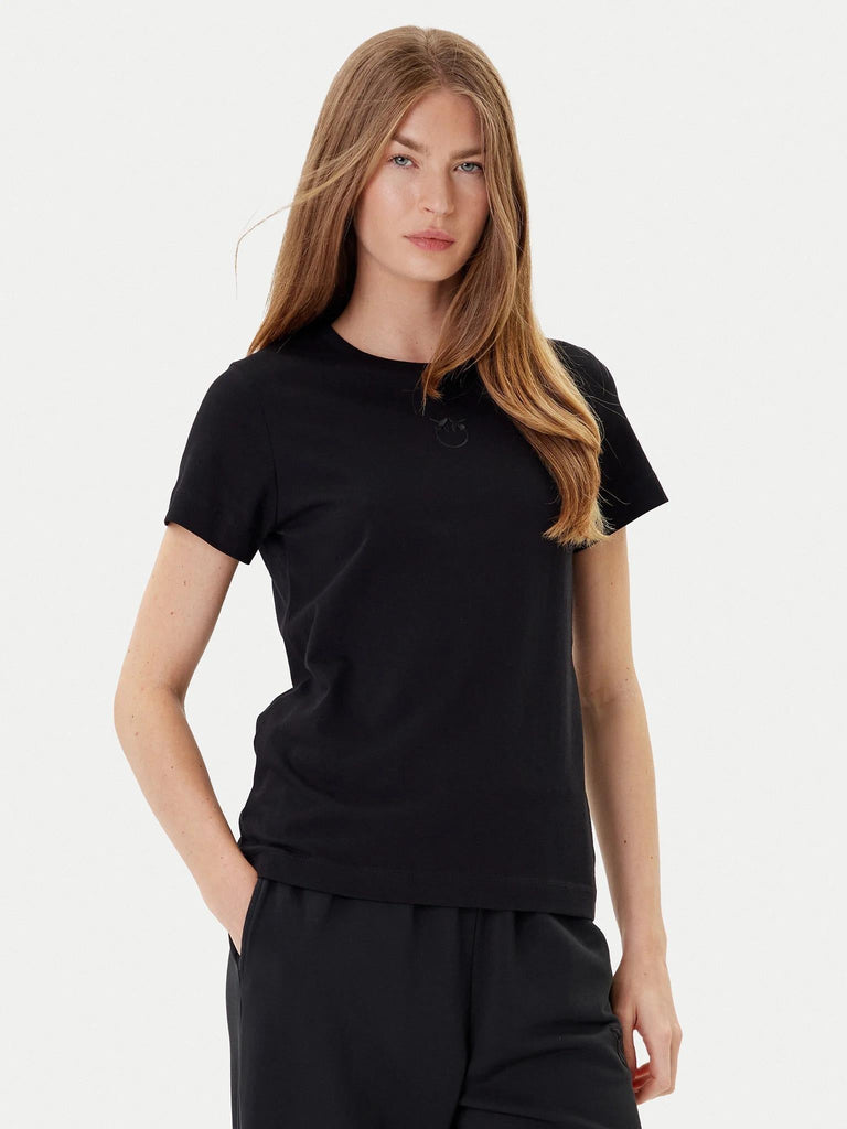 PINKO BUSSOLOTTO T-SHIRT JERSEY PATC