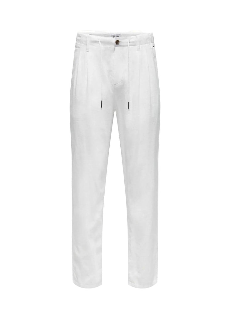 ONLY&SONS ONSLEO CROP LINEN MIX 0048 PANT