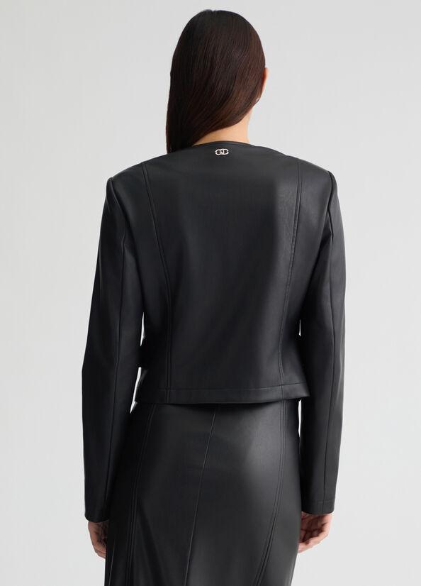 LIU JO GIACCA TS.NAV SPALMATO