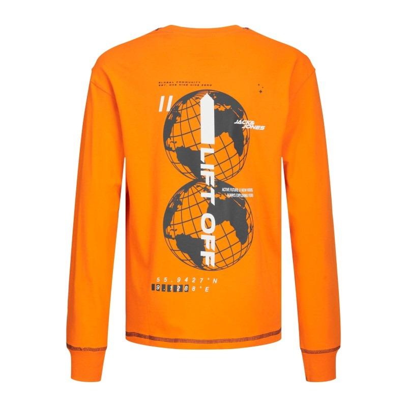 JACK JONES KIDS JCOLIFT CUFFED TEE LS CREW NECK JNR