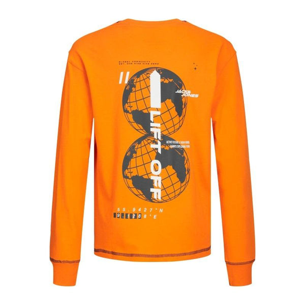 JACK JONES KIDS JCOLIFT CUFFED TEE LS CREW NECK JNR