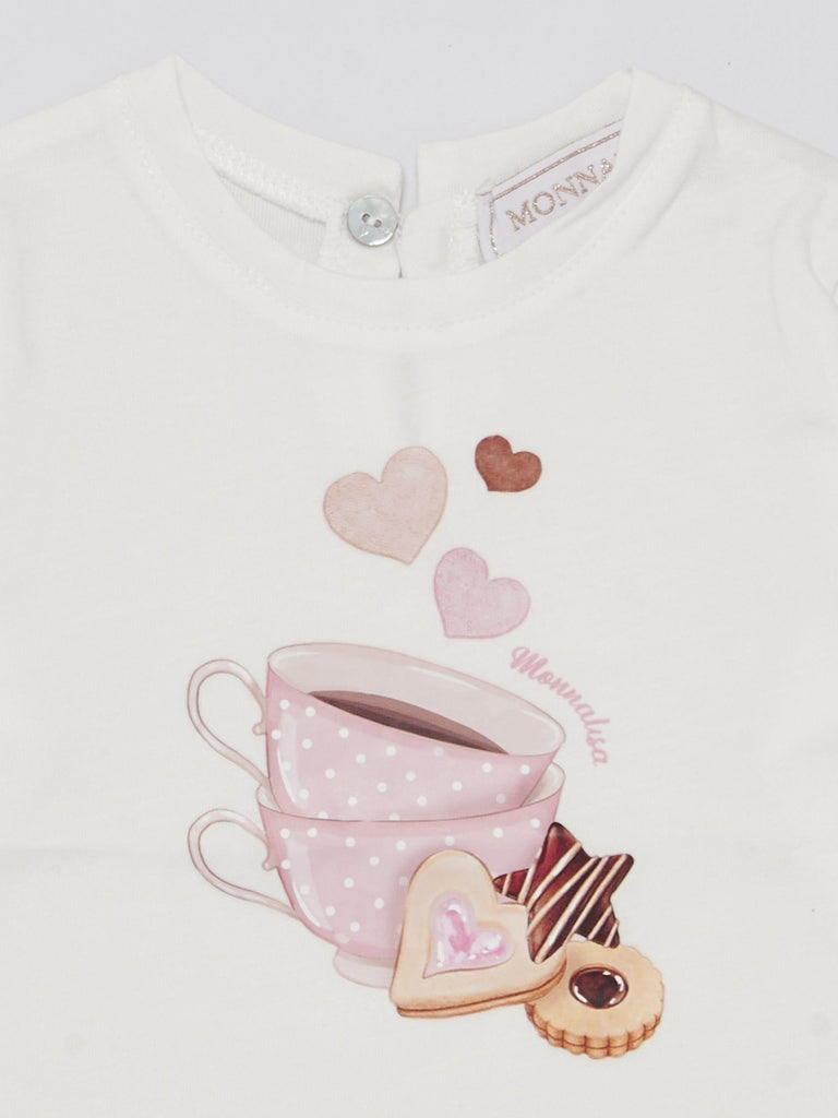 MONNALISA T-SHIRT ST.TAZZINE JERSEY