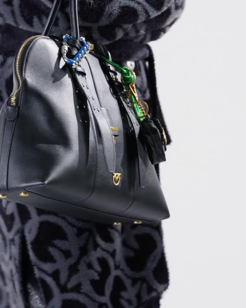 PINKO BOWLING BAG VITELLO MORBIDO