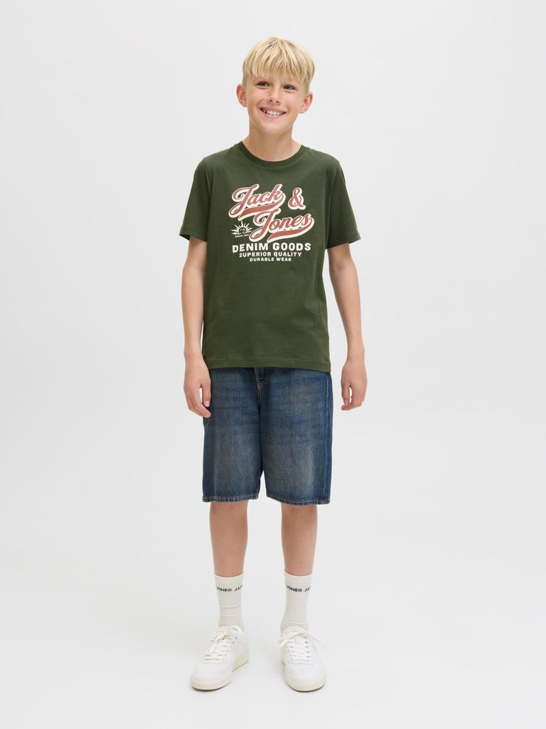 JACK JONES KIDS JJELOGO TEE SS ONECK 2 COL AW25 NOOS JNR
