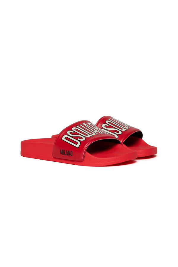 DSQUARED2 JUNIOR SANDALS DSQUARED2 KID SLIDE 12 SANDALS