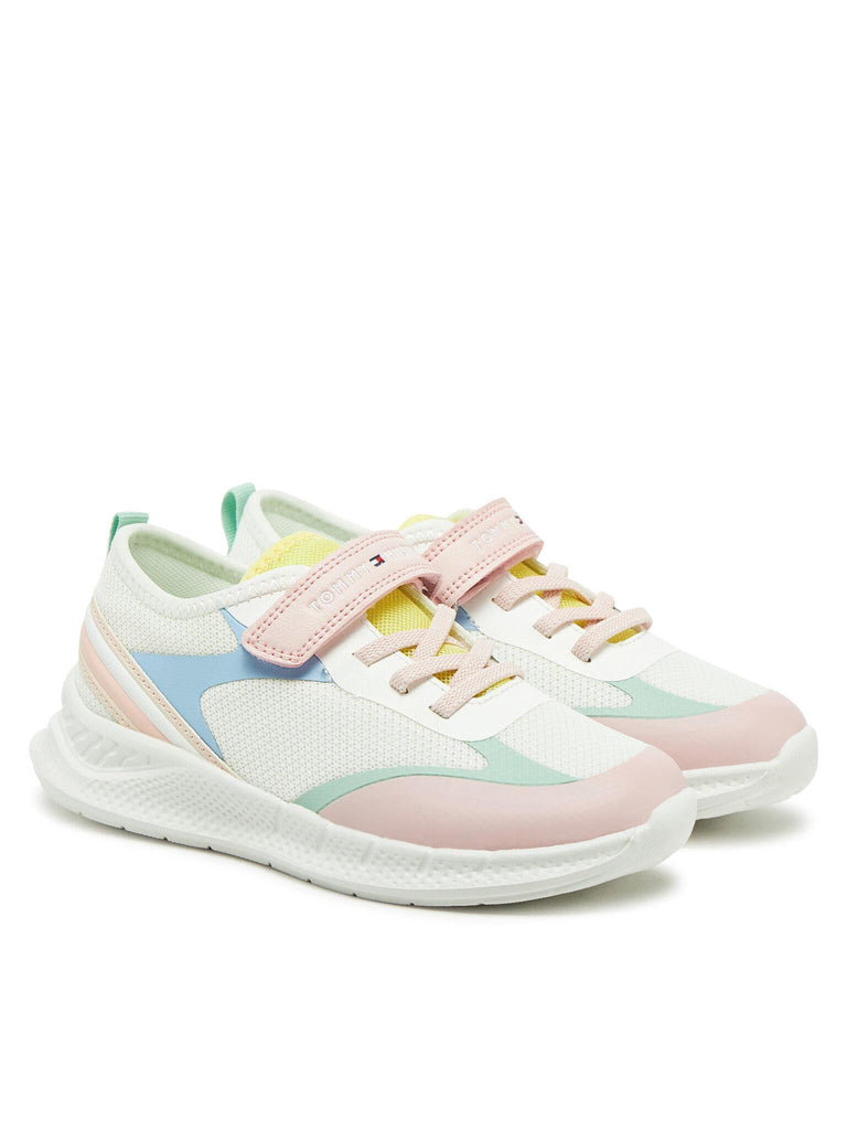 TOMMY HILFIGER SNEAKER BASSA LACCI/VELCRO