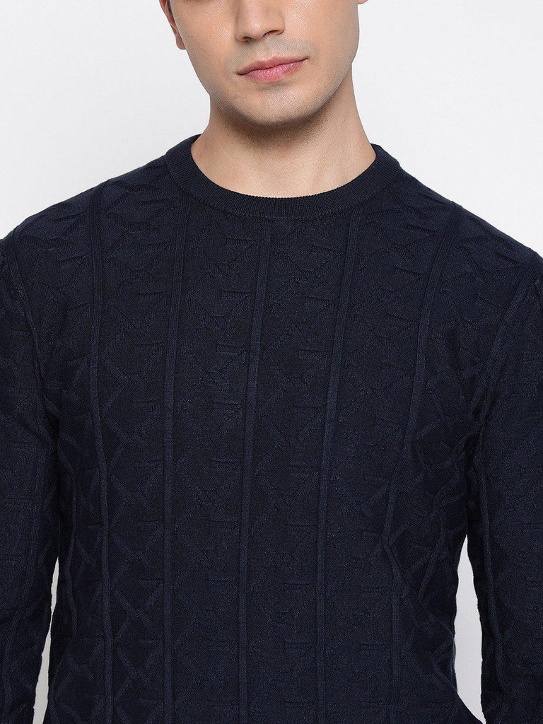 GUESS HERON CN LS MONOGRAM SWEATER