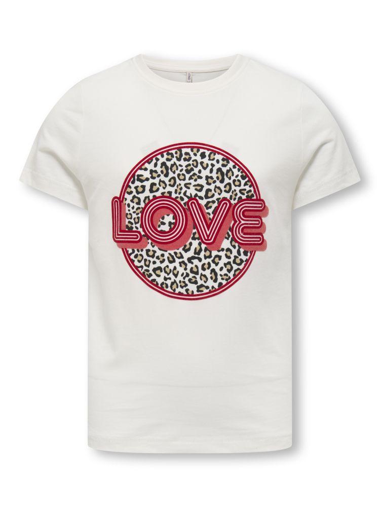 ONLY KIDS KOGLANY-NINA LIFE S/S SMILE TOP CS JRS