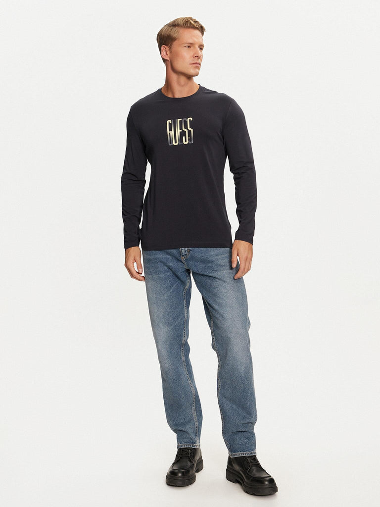 GUESS LS CN SHADED GUESS TEE
