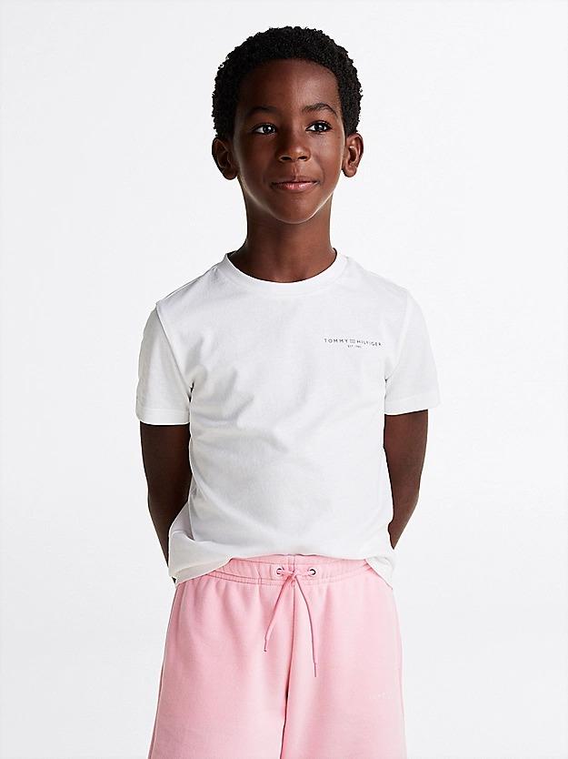 TOMMY HILFIGER U MINI CORP LOGO TEE SS